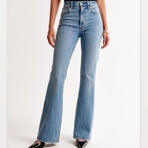 Abercrombie high rise vintage flare jeans